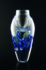 Clematis Reflection Vase